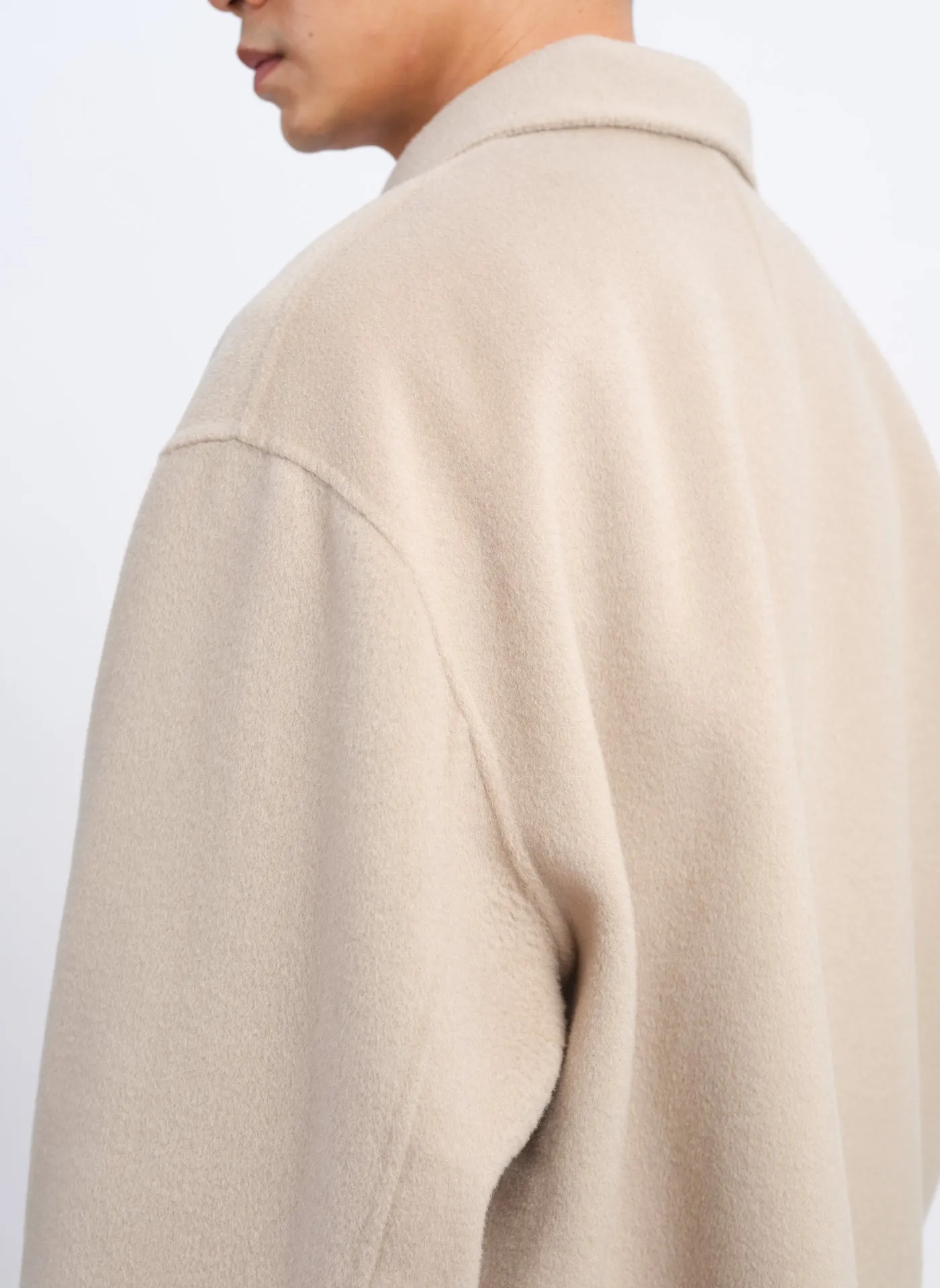 W.R Wool Cashmere Stand Collar Jacket