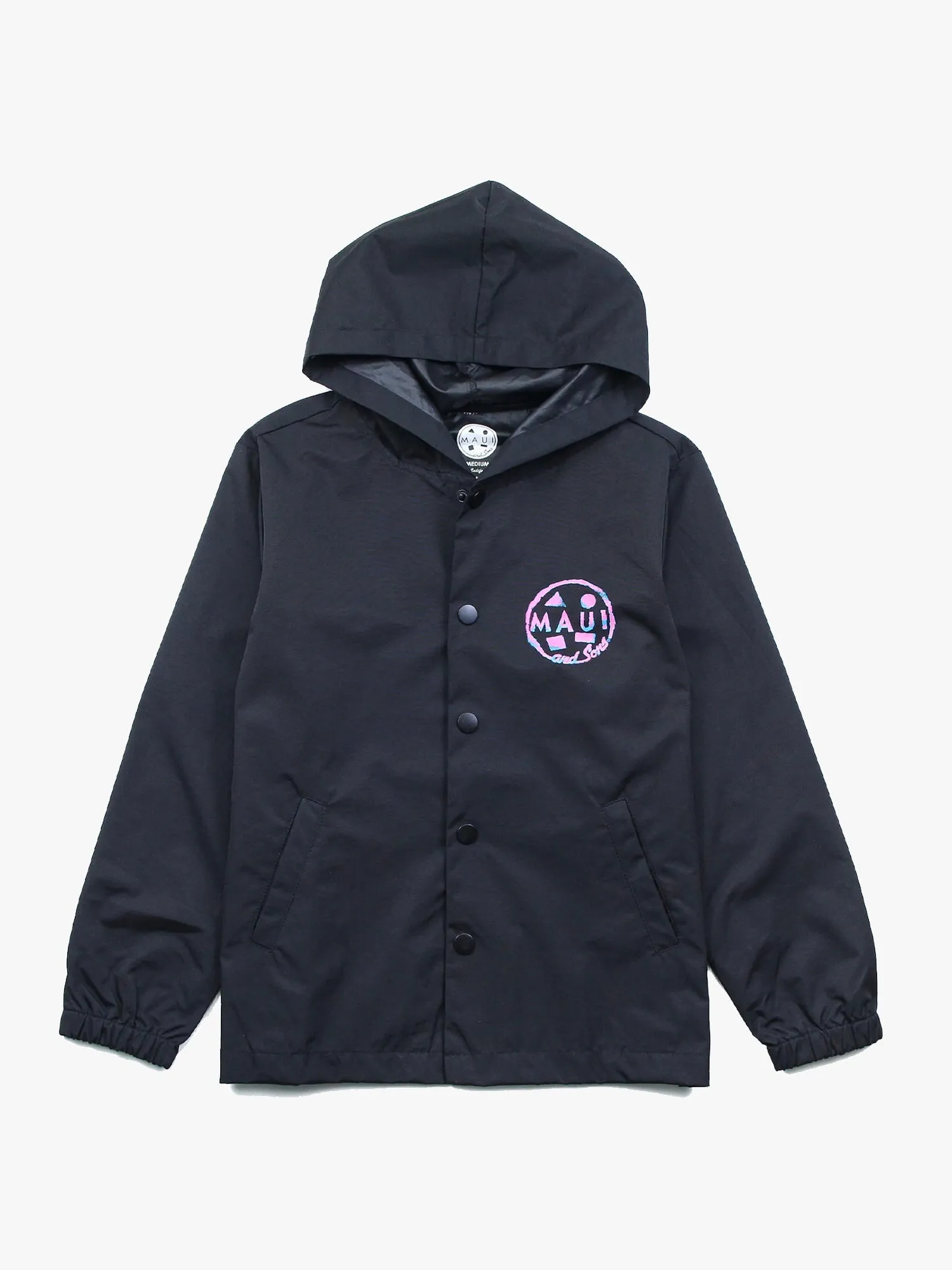 Youth Rad Cookie Water Resistant Hooded Windbreaker Jacket